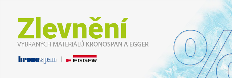 Letn� zlevn�n� vybran�ch materi�l� Kronospan a Egger