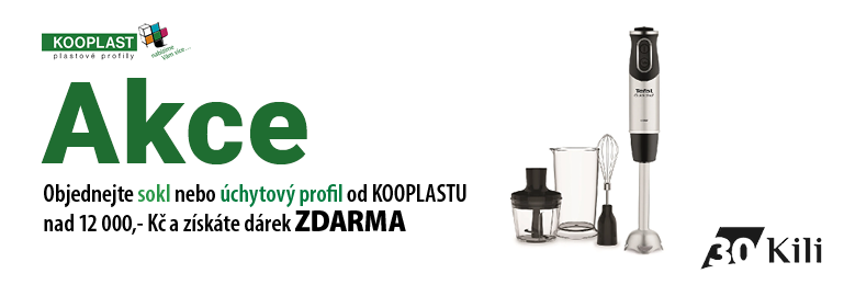 P�i objedn�vce nad 12 000,- K� od Kooplastu d�rek ZDARMA