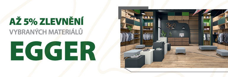 Zlevn�n� vybran�ch materi�l� EGGER a� o 5%