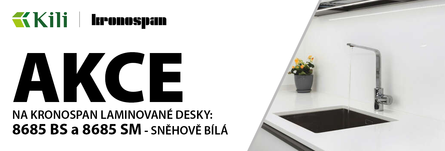 Slevov� akce na LTD Kronospan b�l� 8685