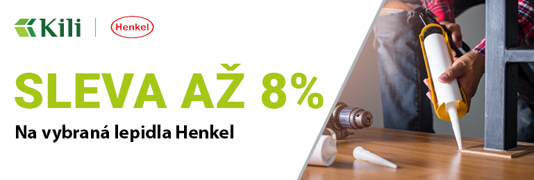 Sleva a� 8% na vybran� lepidla Henkel
