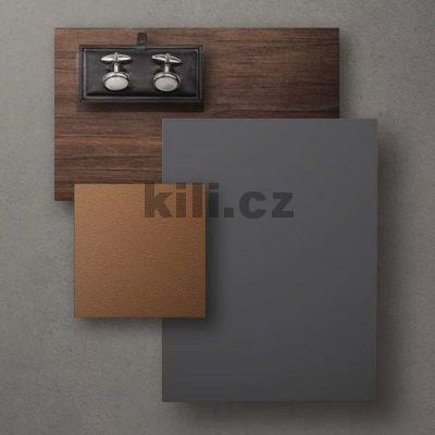 MDF Rauvisio Brilliant 2100L Grafite lesk/PE - jednostann� lesk