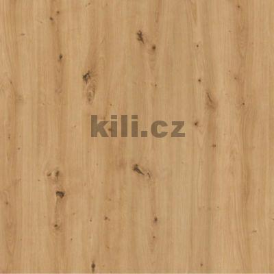 V�ce informac� o v�robku Kompaktn� deska Dub divok� p��rodn� H1318 ST10, �ern� j�dro, ofr�zovan� hrana 1x1mm