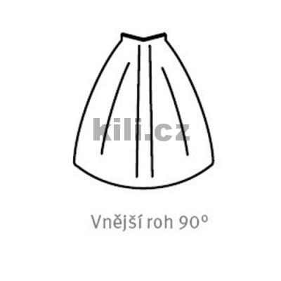 V�ce informac� o v�robku Tvarovka roh tlumen� b�ov�-buk WAP3 vn�j�� 90�