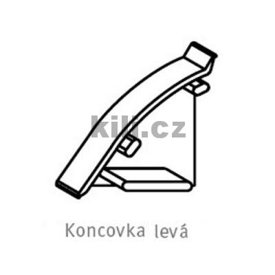 V�ce informac� o v�robku Tvarovka koncovka lev� tmav� �ed� WAP3 -