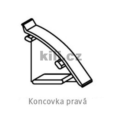 V�ce informac� o v�robku Tvarovka koncovka prav� tlumen� b�ov�-buk WAP3