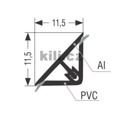 Profil t�sn�c� hlin�k natural L20/03/Nat
