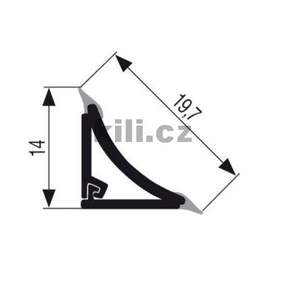 Profil t�sn�c� nerez L15/NE