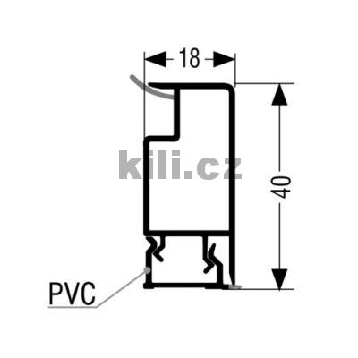 Profil t�sn�c� nerez brou�en� L40/Ne