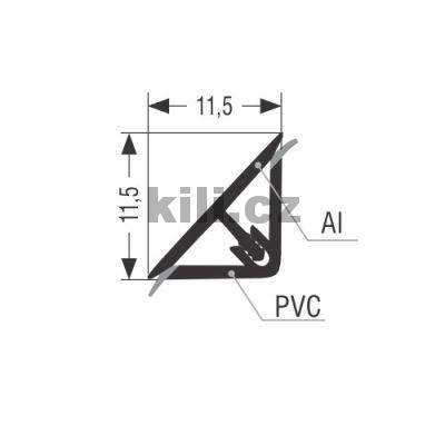 Profil t�sn�c� nerez brou�en� L20/03/Ne