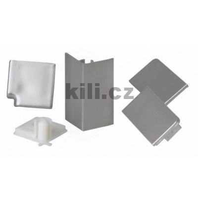 V�ce informac� o v�robku Tvarovky sada k t�sn�c� li�t� L40/b/Ne - vn�j�� 90� nerez brou�en� - V�prodej jen do vyprod�n� z�sob!