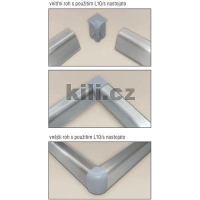 Tvarovky sada k t�sn�c� li�t� - L10/s/03,sv�tle �ed� (na stojato)