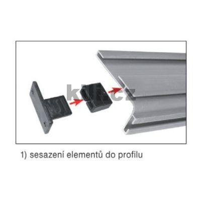 Uchycen� k profil�m �ern� S056, S057 - S347