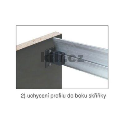 Uchycen� k profil�m �ern� S056, S057 - S347