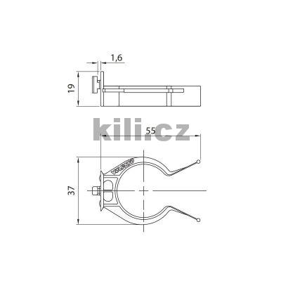 P��chytka soklu nasouvac� Volpato