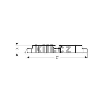 Sokl b�l� leskl� S100/02L/2