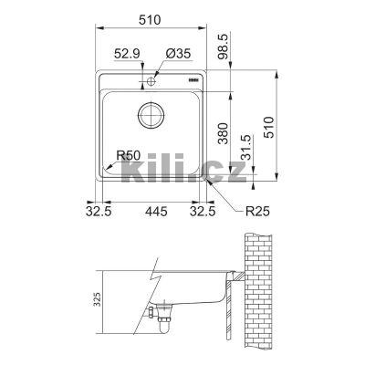 Set N90 d�ez BCX 610-51 nerez + baterie FB 250.031 chrom