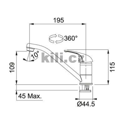 Set N90 d�ez BCX 610-51 nerez + baterie FB 250.031 chrom