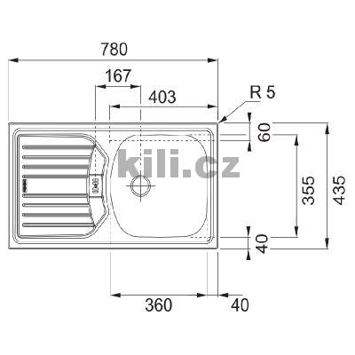 D�ez ETN 614 NOVA 6/4" nerez