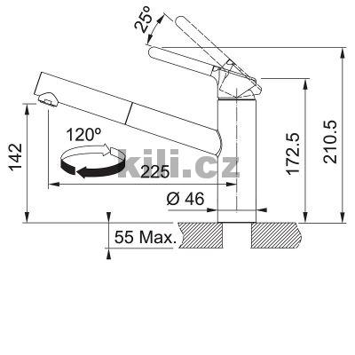 Set N83 d�ez LLX 611/2 nerez + baterie FC 3055.031 ORBIT chrom