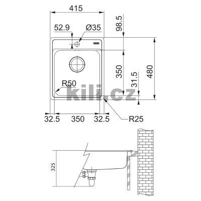 D�ez BCX 610-42 3 1/2" nerez
