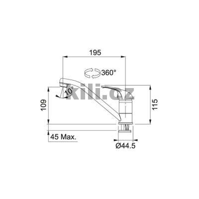 Set N88 d�ez BCX 610-42 nerez + baterie FB 250 chrom