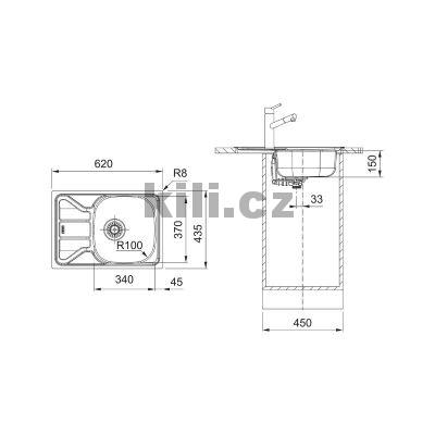 D�ez FLN 611- 62/44 3 1/2"nerez