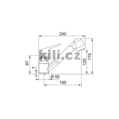 Set N95 d�ez FLN 611-62/44 nerez + baterie FC 9547.031 chrom