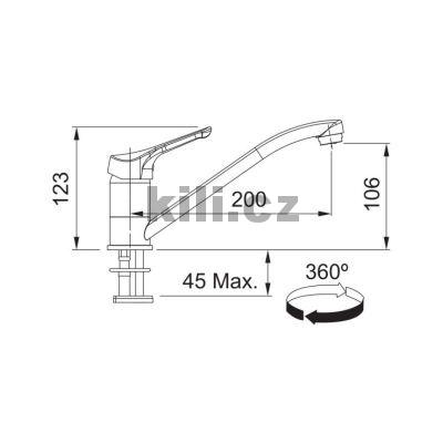 Set SET N96, d�ez FLN 611-78/44, 3 1/2" nerez + baterie FB 250.031 BASIC NEW chrom