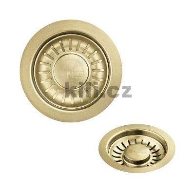 S�tko a miska pro oto�nou v�pus� 3 1/2" celonerez zlat�
