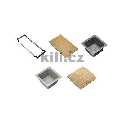 V�ce informac� o v�robku Sada p��slu�enstv� ALL-IN 2 - dr��k, kr�jec� deska, miska a v��ko