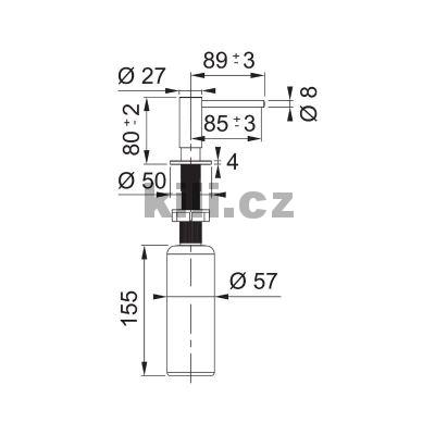 D�vkova� sapon�tu ATLAS NEO celonerez zlat�