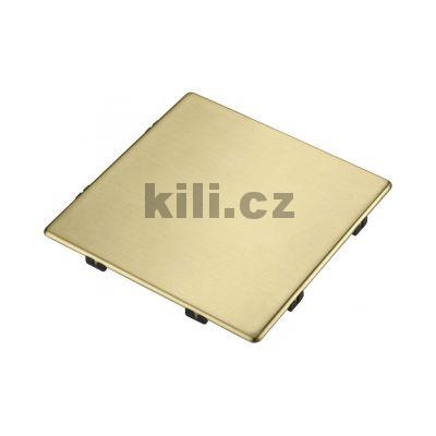 Krytka v�pusti 3 1/2" hranat� celonerez zlat� ke d�ez�m FSG, KNG