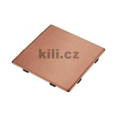 Krytka v�pusti 3 1/2" hranat� celonerez m�d�n� ke d�ez�m FSG, KNG