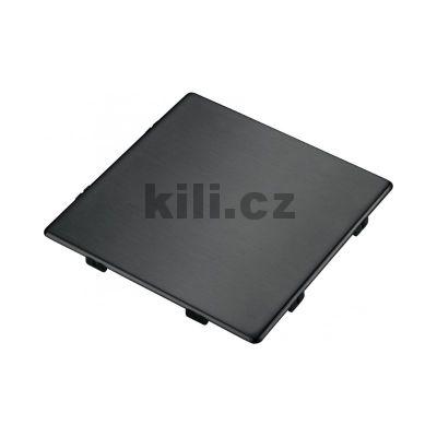 Krytka v�pusti 3 1/2" hranat� celonerez antracit ke d�ez�m FSG, KNG