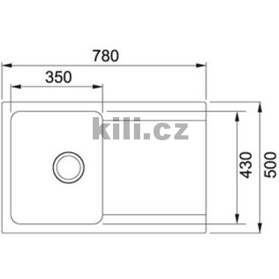 D�ez OID 611-78 3 1/2" 780x500 mm �ern�