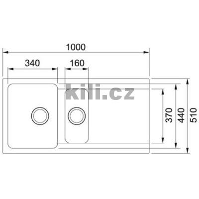 D�ez OID 651 3 1/2" 1000x510mm �ern�