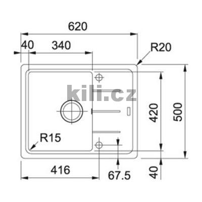 Set G55O d�ez BFG 611-62 onyx + baterie FG 9547 onyx