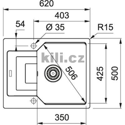 D�ez UBG 611-62, 3 1/2" b�l� led, oto�n�, horn�