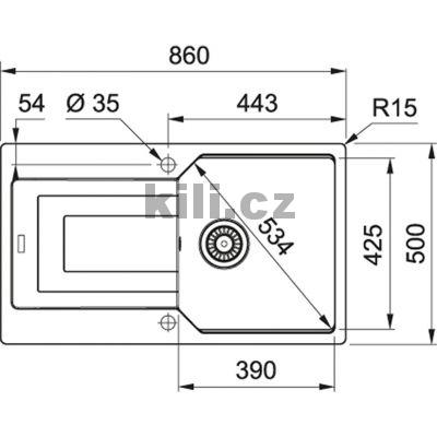 D�ez UBG 611-86, 3 1/2" ka�m�r, oto�n�, horn�