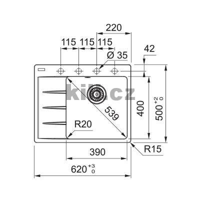 D�ez CNG 611-62 TL/7 sahara, odkap vlevo, horn�