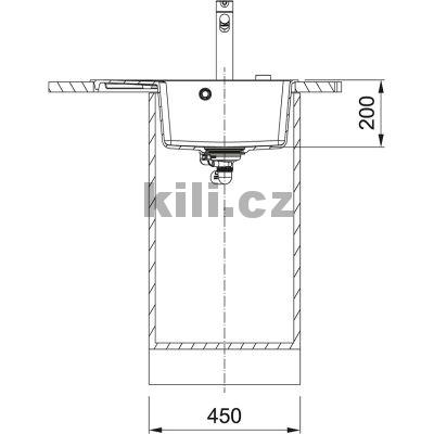 D�ez CNG 611-62 TL7, 3 1/2" Ka�m�r odkap vlevo, horn�