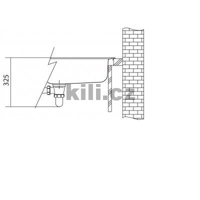 D�ez  CNG 611-62 TL/2 matn� �ern�  3 1/2" odkap plocha vpravo