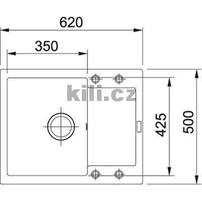 D�ez MRG 611-62 3 1/2" 620x500mm �ern� matn�