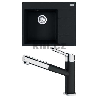 V�ce informac� o v�robku Set G215O d�ez  CNG 611-62 TL/2 onyx  3 1/2" odkap�vac� plocha vpravo + baterie FC 3055.071 chrom/onyx