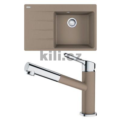 V�ce informac� o v�robku Set G227KA d�ez CNG 611-78 TL/7 ka�m�r 3 1/2" odkap�vac� plocha vlevo + baterie FC 3055.424 ORBIT chrom/ka�m�r