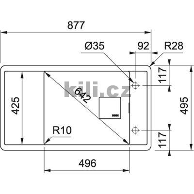 D�ez FSG 611-88, 3 1/2" �ern� matn�, oto�n�, horn�