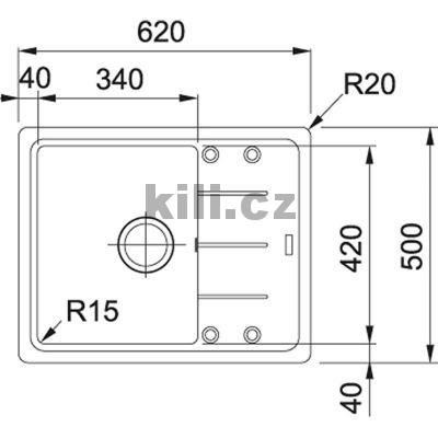 D�ez BFG 611-62 3 1/2" �ern� matn�, horn�