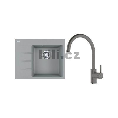 V�ce informac� o v�robku Set G269�K d�ez CNG 611-62 TL/7 �ed� k�men, odkap�vac� plocha vlevo + baterie FC 6018.084 LINA �ed� k�men