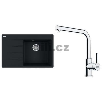 V�ce informac� o v�robku Set G250M� d�ez  CNG 611-78 TL/7 matn� �ern�  3 1/2" odkap�vac� plocha vlevo + baterie FS 3230.031 Lina smart